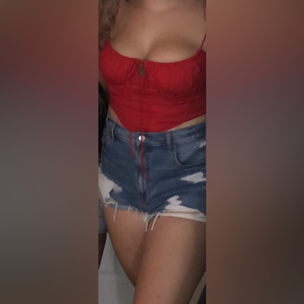 Princess Polly Red Going Out Corset Top